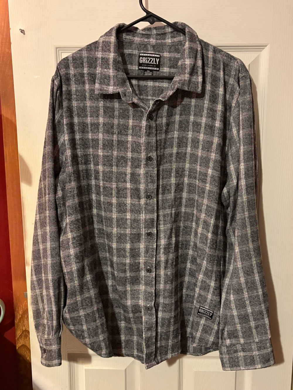 Grizzly Gray Plaid Button-Up Shirt